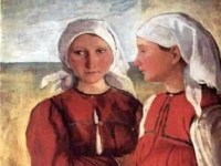 two-peasant-lasses-1915